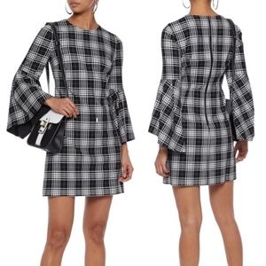 Alice + Olivia Thym Trumpet Sleeve Tunic Mini Dress Size 2